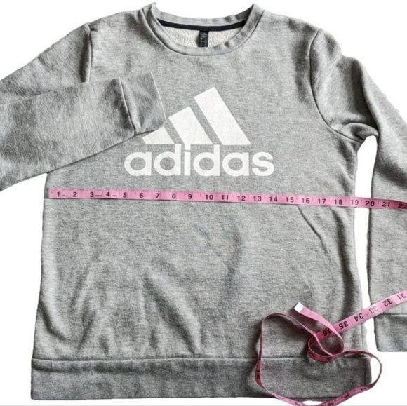Adidas Ladies' Crewneck Fleece Sweatshirt - Picture 10 of 14
